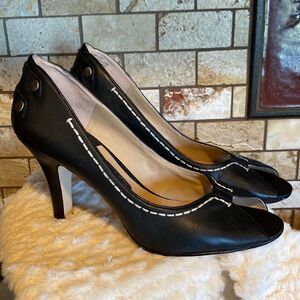 Jones New York Leather Heels 10 Vintage